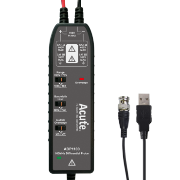 ADP1100-U 高壓差動探棒；USB 供電